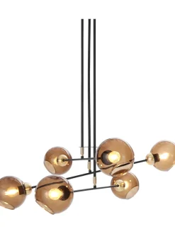 Lampada A Sospensione Con Sfere Di Vetro Cooper