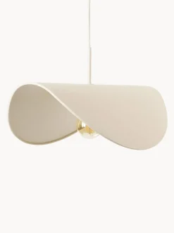 Lampada A Sospensione Di Design In Lino Kenzie