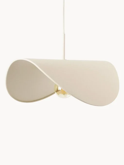 Lampada A Sospensione Di Design In Lino Kenzie