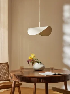 Lampada A Sospensione Di Design In Lino Kenzie