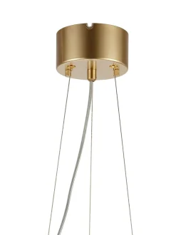 Lampada A Sospensione Grande In Vetro Specchiato Circle