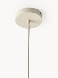 Lampada A Sospensione Grande In Fili Di Lino Lace