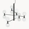 Lampada A Sospensione Grande Con Sfere In Vetro Grover