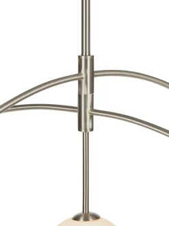 Lampada A Sospensione Grande In Vetro Opale Heaven