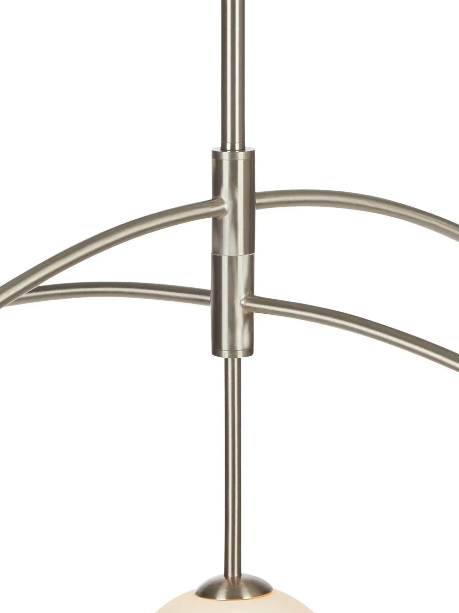 Lampada A Sospensione Grande In Vetro Opale Heaven