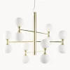 Lampada A Sospensione Grande Con Sfere In Vetro Grover