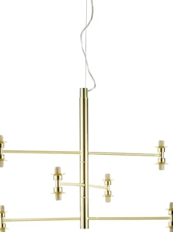 Lampada A Sospensione Grande Con Sfere In Vetro Grover