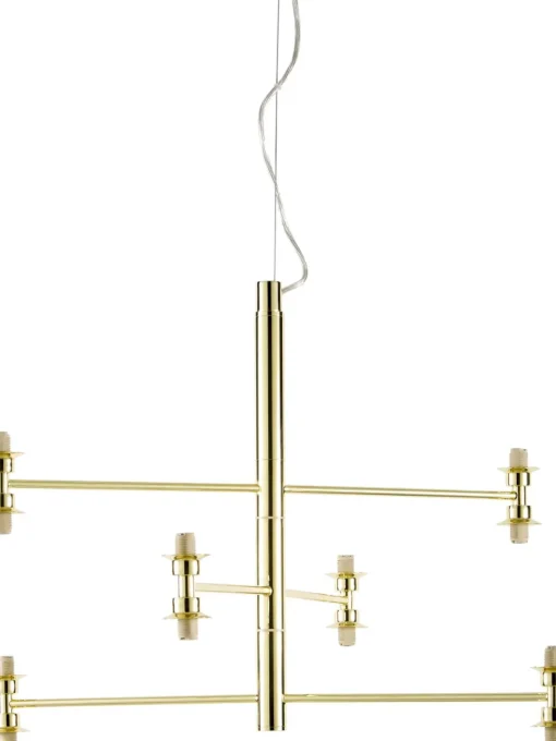 Lampada A Sospensione Grande Con Sfere In Vetro Grover