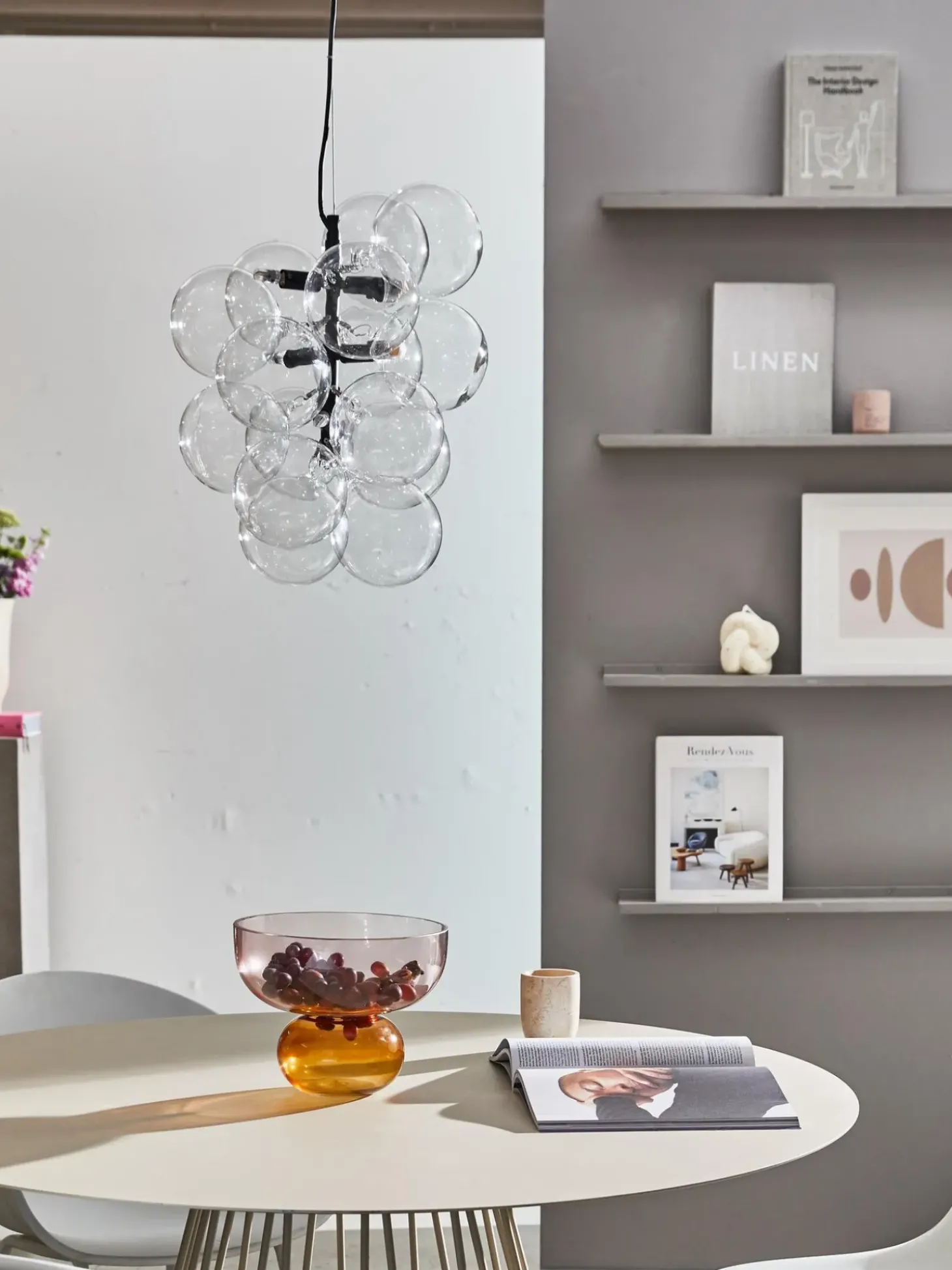 Lampada A Sospensione In Vetro Bubbles