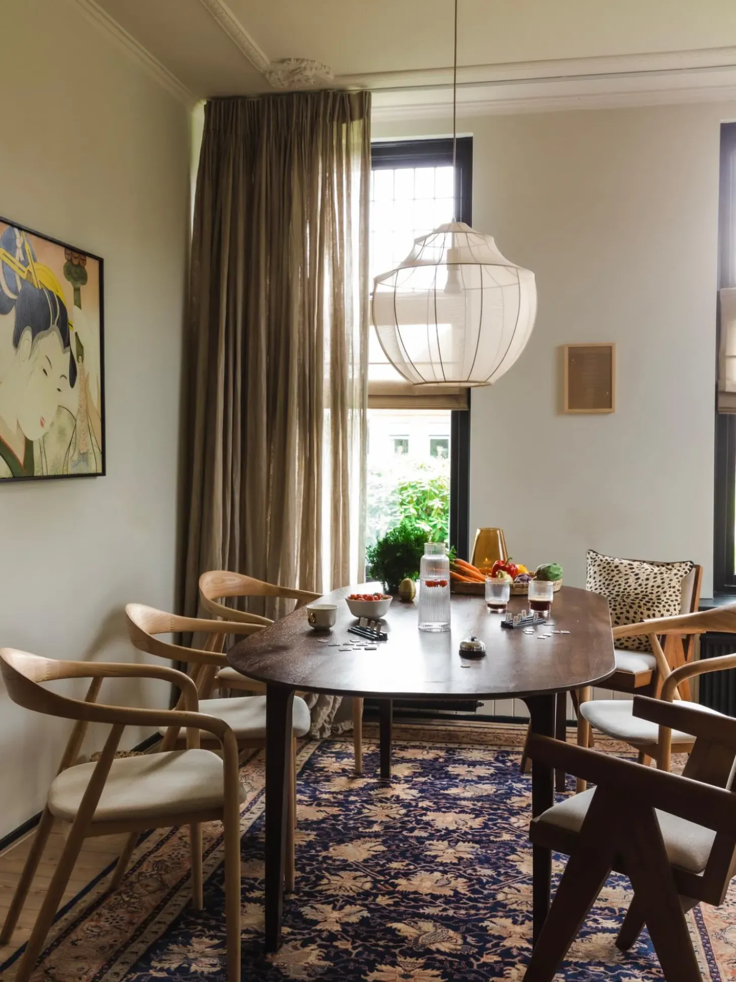 Lampada A Sospensione In Tessuto Intrecciato Beau