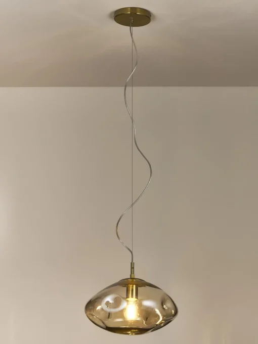 Lampada A Sospensione In Vetro Amora