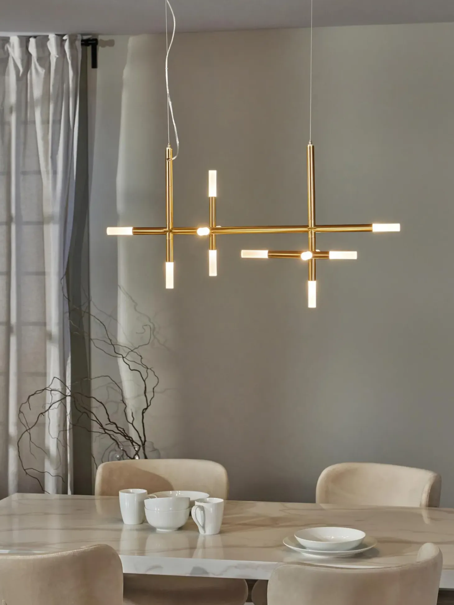 Lampada Grande A Sospensione A Led Gratia