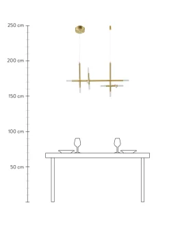 Lampada Grande A Sospensione A Led Gratia