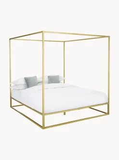 Letto A Baldacchino In Metallo Belle