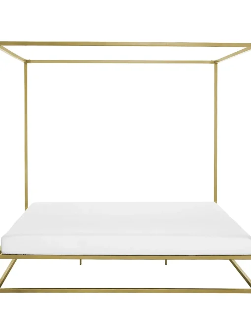 Letto A Baldacchino In Metallo Belle