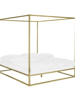 Letto A Baldacchino In Metallo Belle
