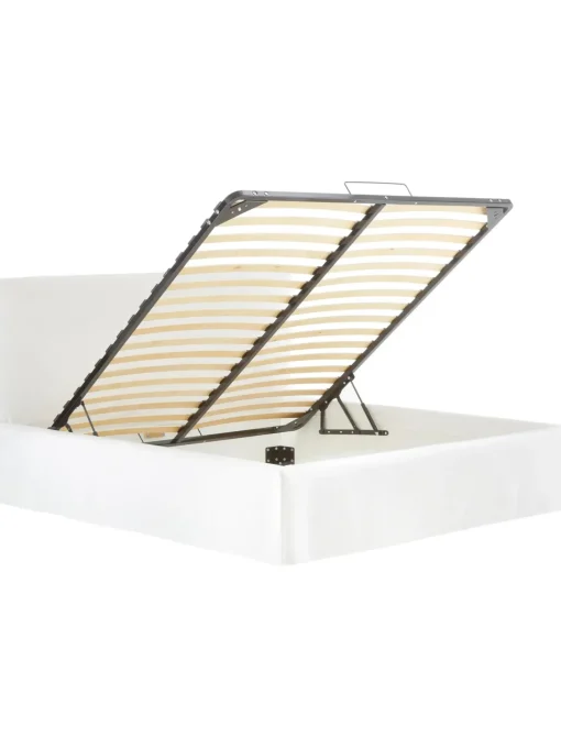 Letto Imbottito Con Contenitore Feather