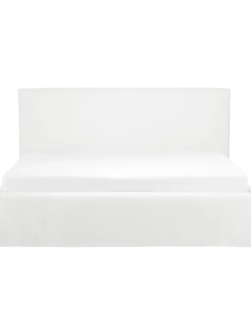 Letto Imbottito Con Contenitore Feather