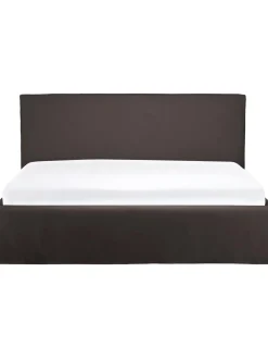 Letto Imbottito Con Contenitore Feather