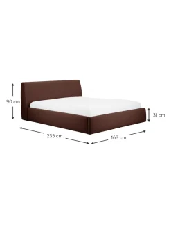 Letto Imbottito Con Contenitore Cloud