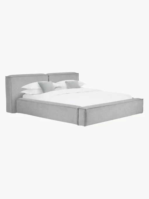 Letto Imbottito Con Contenitore Lennon
