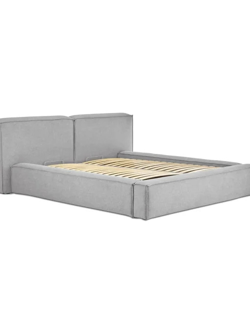 Letto Imbottito Con Contenitore Lennon