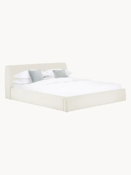 Letto Imbottito Con Contenitore Cloud