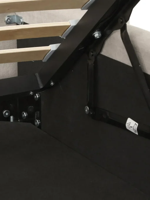 Letto Imbottito Con Contenitore Cloud