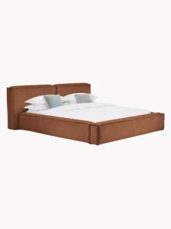 Letto Imbottito Con Contenitore Lennon