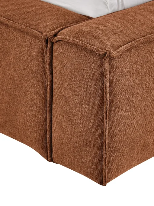 Letto Imbottito Con Contenitore Lennon