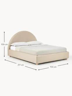Letto Imbottito Con Contenitore Ebba