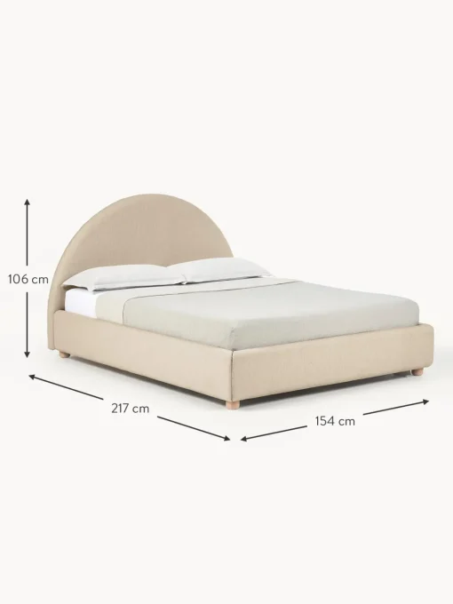 Letto Imbottito Con Contenitore Ebba