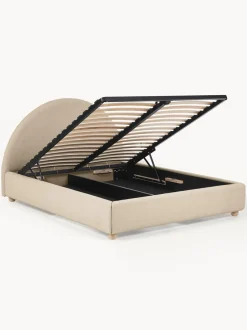 Letto Imbottito Con Contenitore Ebba
