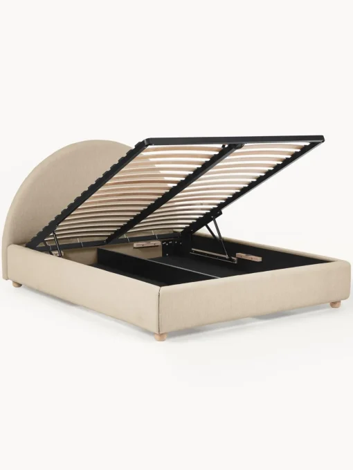 Letto Imbottito Con Contenitore Ebba