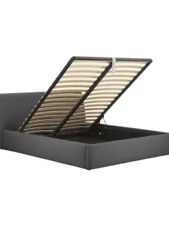 Letto Imbottito Con Contenitore Cloud