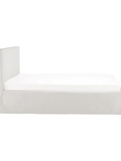 Letto Imbottito Con Contenitore Feather
