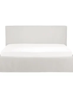 Letto Imbottito Con Contenitore Feather