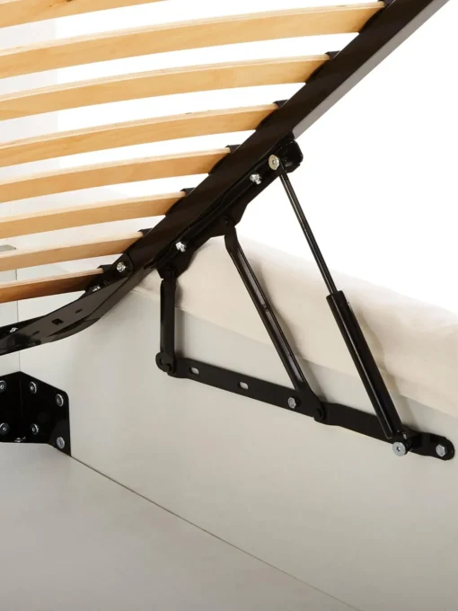 Letto Imbottito Con Contenitore Feather