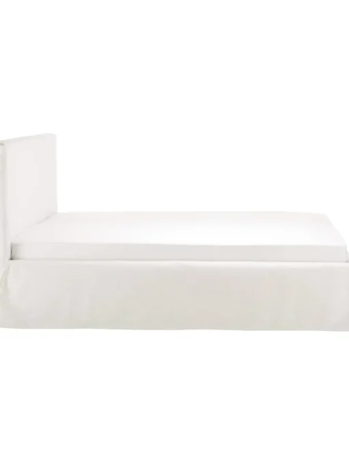 Letto Imbottito Con Contenitore Feather