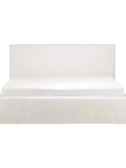 Letto Imbottito Con Contenitore Feather