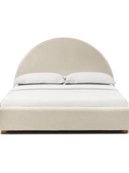 Letto Imbottito In Boucle Ebba