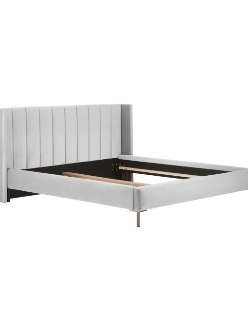 Letto Imbottito In Velluto Dusk