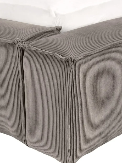 Letto Imbottito In Velluto A Coste Lennon
