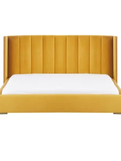 Letto Imbottito In Velluto Dusk
