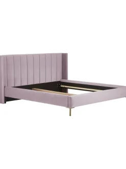 Letto Imbottito In Velluto Dusk