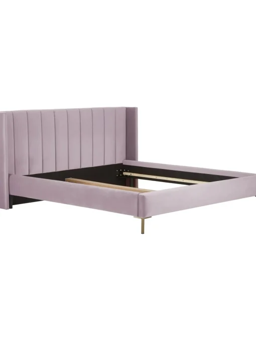 Letto Imbottito In Velluto Dusk