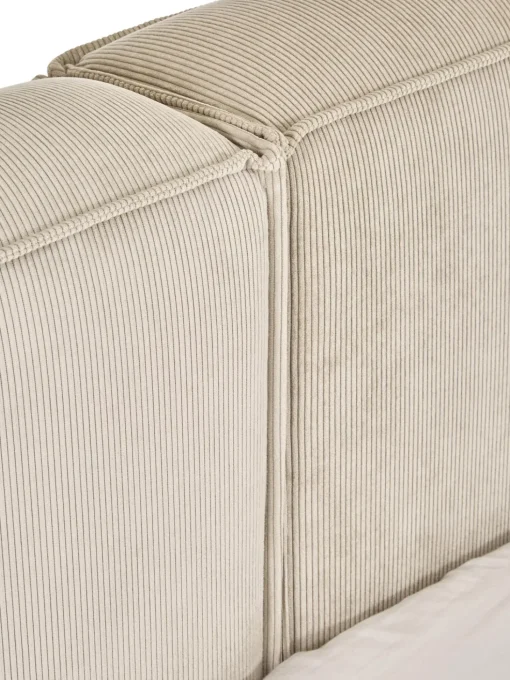 Letto Imbottito In Velluto A Coste Con Contenitore Lennon