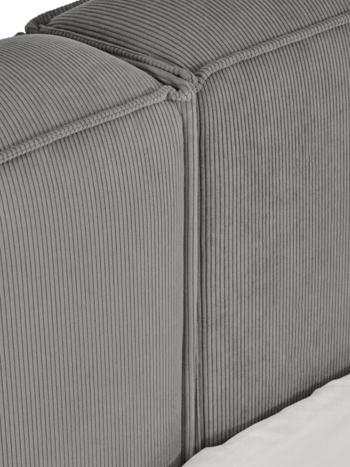 Letto Imbottito In Velluto A Coste Lennon