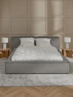 Letto Imbottito In Velluto A Coste Lennon