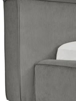 Letto Imbottito In Velluto A Coste Lennon
